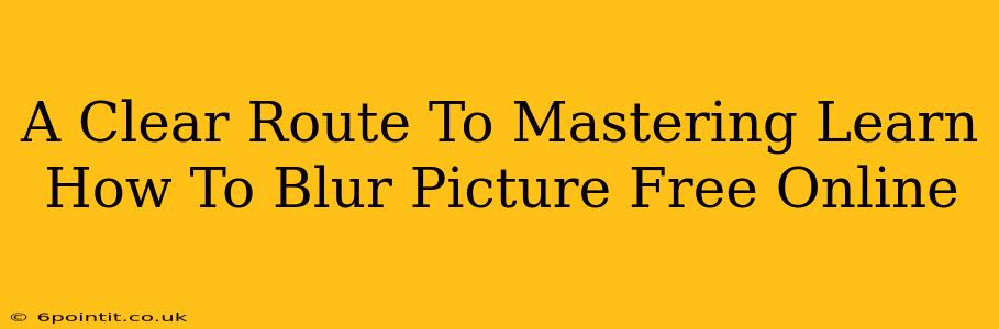 A Clear Route To Mastering Learn How To Blur Picture Free Online