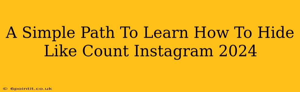 A Simple Path To Learn How To Hide Like Count Instagram 2024