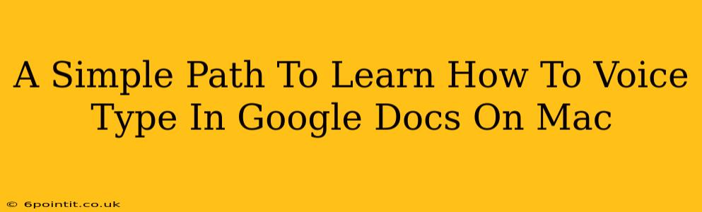 A Simple Path To Learn How To Voice Type In Google Docs On Mac