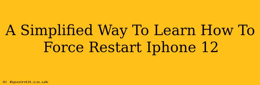 A Simplified Way To Learn How To Force Restart Iphone 12