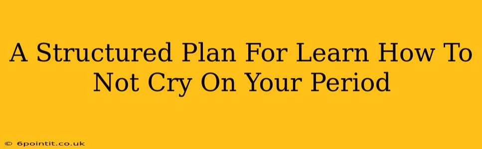 A Structured Plan For Learn How To Not Cry On Your Period