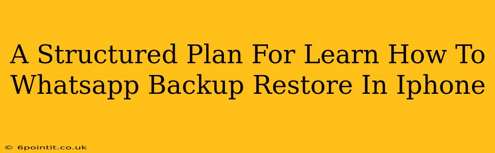 A Structured Plan For Learn How To Whatsapp Backup Restore In Iphone