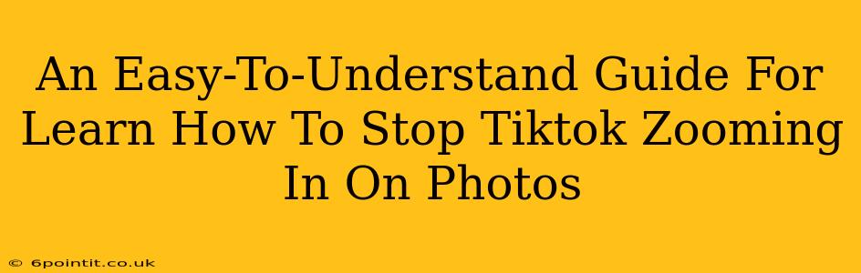 An Easy-To-Understand Guide For Learn How To Stop Tiktok Zooming In On Photos