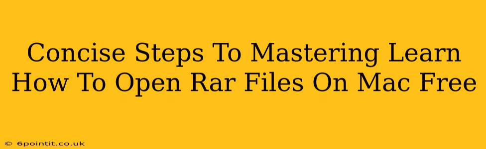 Concise Steps To Mastering Learn How To Open Rar Files On Mac Free