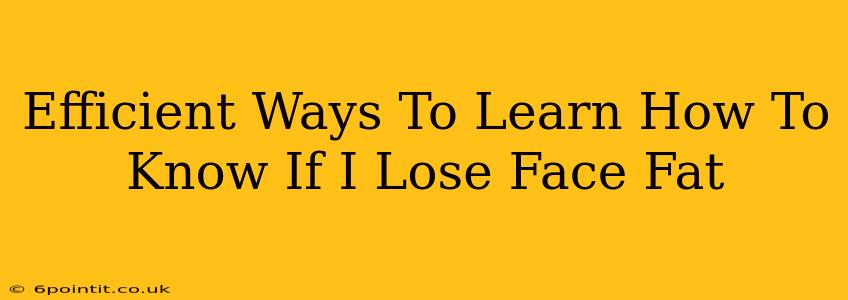 Efficient Ways To Learn How To Know If I Lose Face Fat