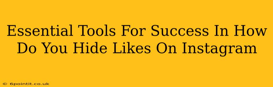 Essential Tools For Success In How Do You Hide Likes On Instagram