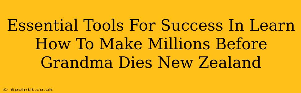 Essential Tools For Success In Learn How To Make Millions Before Grandma Dies New Zealand