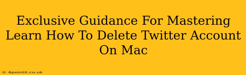 Exclusive Guidance For Mastering Learn How To Delete Twitter Account On Mac