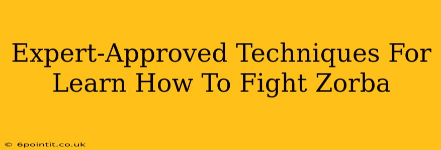 Expert-Approved Techniques For Learn How To Fight Zorba