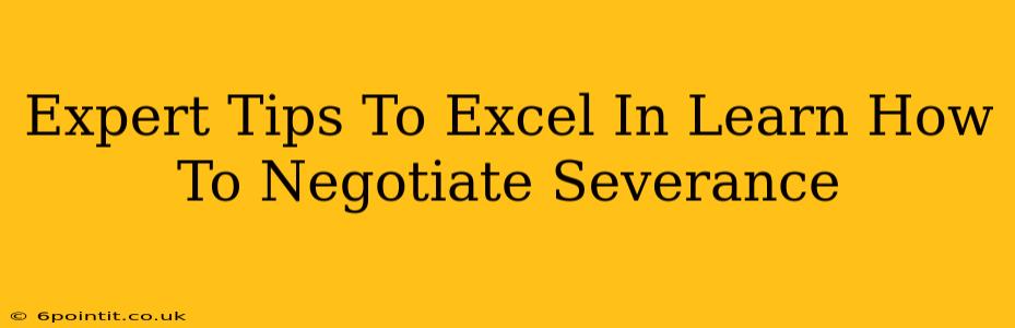 Expert Tips To Excel In Learn How To Negotiate Severance