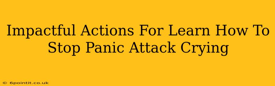 Impactful Actions For Learn How To Stop Panic Attack Crying