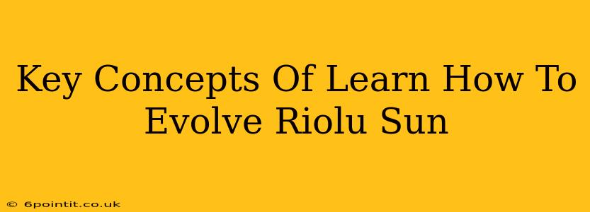 Key Concepts Of Learn How To Evolve Riolu Sun