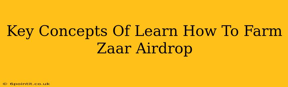 Key Concepts Of Learn How To Farm Zaar Airdrop