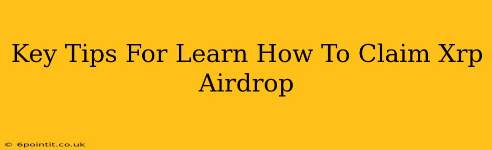 Key Tips For Learn How To Claim Xrp Airdrop