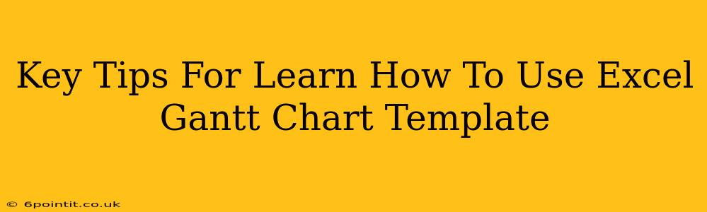 Key Tips For Learn How To Use Excel Gantt Chart Template