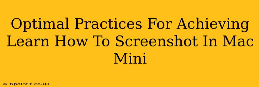 Optimal Practices For Achieving Learn How To Screenshot In Mac Mini