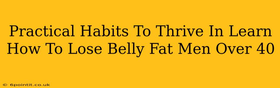 Practical Habits To Thrive In Learn How To Lose Belly Fat Men Over 40