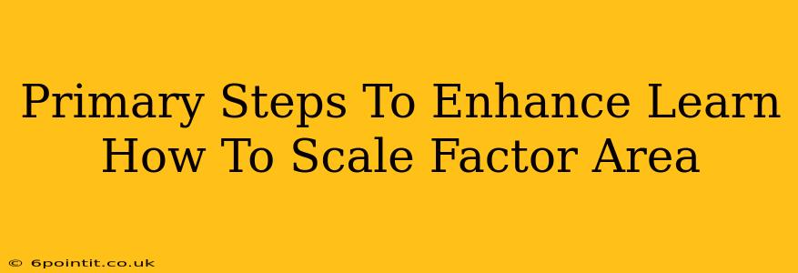 Primary Steps To Enhance Learn How To Scale Factor Area