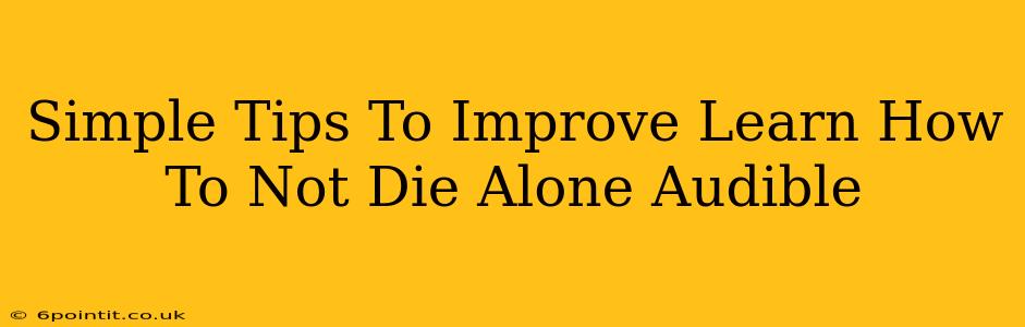 Simple Tips To Improve Learn How To Not Die Alone Audible