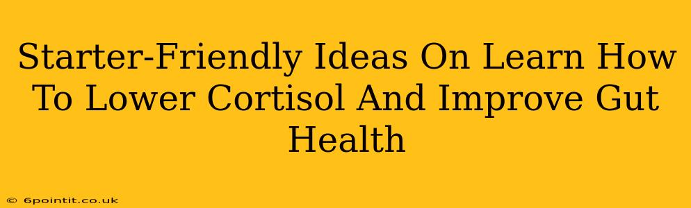 Starter-Friendly Ideas On Learn How To Lower Cortisol And Improve Gut Health