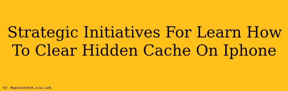 Strategic Initiatives For Learn How To Clear Hidden Cache On Iphone