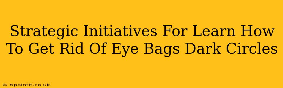 Strategic Initiatives For Learn How To Get Rid Of Eye Bags Dark Circles