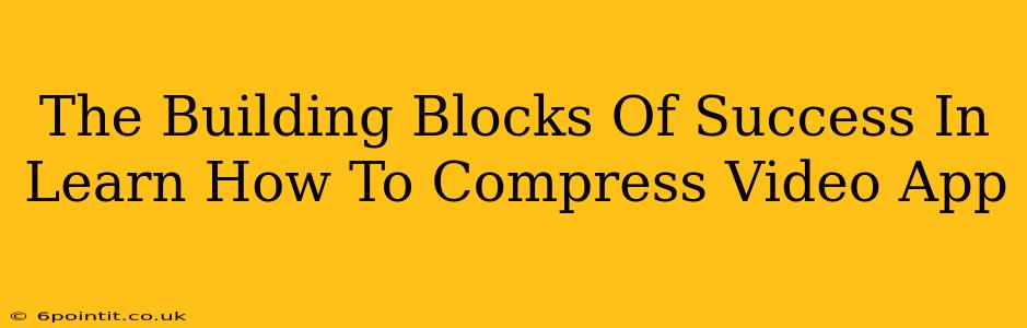 The Building Blocks Of Success In Learn How To Compress Video App