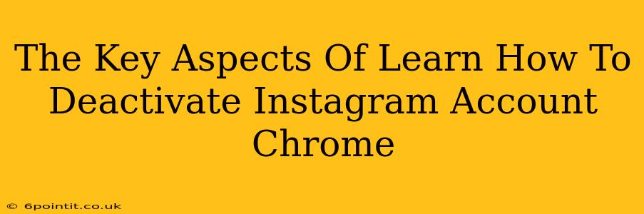 The Key Aspects Of Learn How To Deactivate Instagram Account Chrome