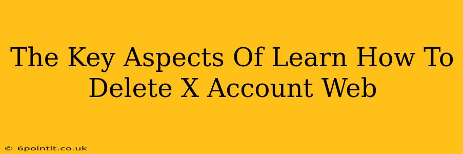 The Key Aspects Of Learn How To Delete X Account Web