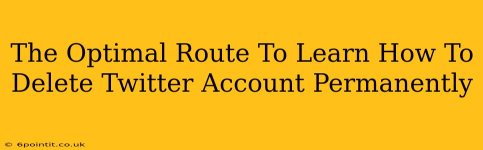 The Optimal Route To Learn How To Delete Twitter Account Permanently