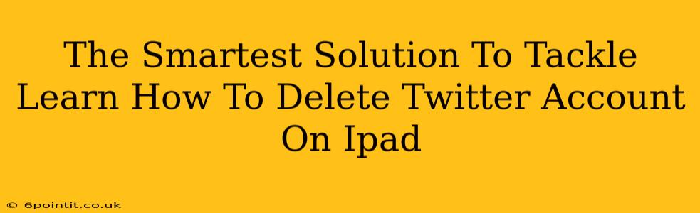 The Smartest Solution To Tackle Learn How To Delete Twitter Account On Ipad